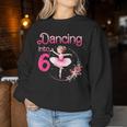 Dancing Into 6 Ballerina 6Th Birthday Party Ballet Girls Women Sweatshirt Personalized Gifts