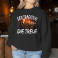 Demon Man Woman Child Bartl Costume Saying Krampus Tradition Sweatshirt Frauen Lustige Geschenke