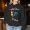 I Don't Fart I Just Whisper In My Pants Chicken Sweatshirt Frauen Lustige Geschenke