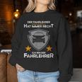 Driving Teacher Training Driving Test Thank You Driving School Teachers Sweatshirt Frauen Lustige Geschenke