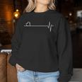 Duck Heartbeat Pulse Sweatshirt Frauen Lustige Geschenke