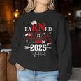 Earned It 2025 For Nurse Graduation Or Rn Lpn Class Of 2025 Women Sweatshirt Funny Gifts