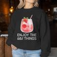 Enjoy The Lillet Things X Little Cocktail Girls' Evening Jga Sweatshirt Frauen Lustige Geschenke