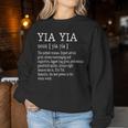 Family For Yia Yia Greek Grandma Ideas Women Sweatshirt Unique Gifts