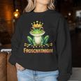 Frog Queen Carnival Girls' Princess Frog Queen Sweatshirt Frauen Lustige Geschenke