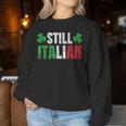 Still Italian St Patrick's Day Shamrocks For Women Women Sweatshirt Unique Gifts
