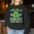 Shenanigans Squad Teacher Retro St Patrick's Day Women Sweatshirt Personalized Gifts