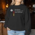 German Federal Office For Schnapps And Delicious Beer Fun Sweatshirt Frauen Lustige Geschenke