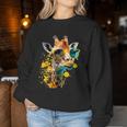 Giraffe Sonnenbrille Urlaub Sonne Natur Urlauber Dschungel Sweatshirt Frauen Lustige Geschenke