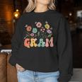 Gram For Grandma Wildflower Floral Women Women Sweatshirt Personalized Gifts