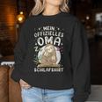 Großmutter & 2 Enkel Offizielles Oma Schlaf Faultier Sweatshirt Frauen Lustige Geschenke