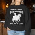 Horse Carriage Driving Carriage Coach Sweatshirt Frauen Lustige Geschenke