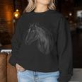 Horse Girls Rider Horse Head S Sweatshirt Frauen Lustige Geschenke