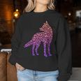 Howling Wolf Children's Wolf Silhouette Women's Wolves Girls Sweatshirt Frauen Lustige Geschenke