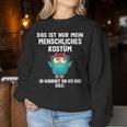 This Is My Human Costume Owl Sweatshirt Frauen Lustige Geschenke