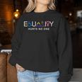 Hurts No One Lgbtq Pride Menschenrechte Männer Frauen Sweatshirt Frauen Lustige Geschenke