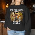 Ich Fühle Mich Disco Disco Duck Apres-Ski Party Sweatshirt Frauen Lustige Geschenke