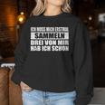 Ich Muss Mich Erstmal Collecting Hab Schon Drei Sarcastic Sweatshirt Frauen Lustige Geschenke