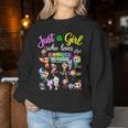 Just A Girl Who Love Dandy's World Women Sweatshirt Unique Gifts