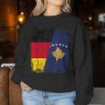 Kosovo Germany Flag Children Kosovo Sweatshirt Frauen Lustige Geschenke