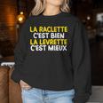 La Raclette C'est Bien Drôle Style Deie Homme Cadeau Sweat-shirt pour femme Cadeaux drôles