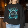 Level 40 Years Birthday Man Woman 1982 Gamer Sweatshirt Frauen Lustige Geschenke