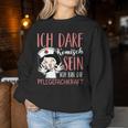 Lustige Pflegekraft Gesundheitswesen Krankenschwester Sweatshirt Frauen Lustige Geschenke