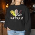 Mawmaw Of Both Baseball Softball Mother's Day For Family Women Sweatshirt Funny Gifts