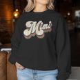 Mimi For Grandma Retro Vintage Mother's Day Mimi Women Sweatshirt Funny Gifts