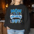 Mom Of The Birthday Boy Dog Family Birthday Matching Women Sweatshirt Personalized Gifts