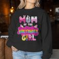 Mom Of The Birthday Girl Family Pig Party Decorations Women Sweatshirt Unique Gifts