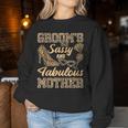 Mom Of The Groom Wedding Sassy And Fabulous Mother's Day Women Sweatshirt Funny Gifts