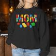 Mom Master Builder Building Blocks Bricks Mother's Day Women Sweatshirt Personalized Gifts