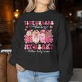 Mother Baby Nurse Tiny Humans Stole My Heart Valentines Day Women Sweatshirt Personalized Gifts