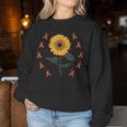 Multiple Sclerosis Awareness Sunflower Ms Warrior Support Sudadera Mujer Regalos divertidos