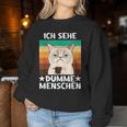 Office Humour Sarcasm Coffee Cat Ich Sehe Dupdy People Sweatshirt Frauen Lustige Geschenke