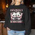 Official Sleep Panda Night Girls Sleeping Sweatshirt Frauen Lustige Geschenke