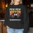 Pew Pew Madafakas Women'sintage Rabbit Crazy Rabbit Sweatshirt Frauen Lustige Geschenke