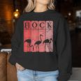 Pink Flamingo Periodic Table Elements Flamingo Flock Retro Women Sweatshirt Personalized Gifts