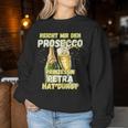 Prosecco Women's With Saying Jga First Name Petra Sweatshirt Frauen Lustige Geschenke