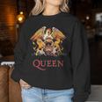 Queen Rock Music Band Logo By Rock Off Sweatshirt Frauen Lustige Geschenke