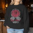 Rock Queenibes Guitarraintage Rose Rock Music Sudadera Mujer Regalos divertidos