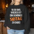 Schöner Skiag Zu Ende Ski Holiday Winter Holiday Sweatshirt Frauen Lustige Geschenke