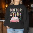Sister Birthday Crew Ice Cream Truck Bday Ice Cream Party Sudadera Mujer Regalos divertidos