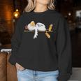 Sleeping Chicken I Hen Bird Fun I Chicken Dream Sweatshirt Frauen Lustige Geschenke