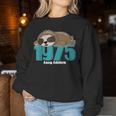 Sloth Birth Year 1975 Birthdayintage 1975 Sweatshirt Frauen Lustige Geschenke