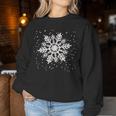 Snowflake Women's Sweatshirt Frauen Lustige Geschenke