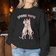 Sphynx Mama Cat Sphinx Naked Cat Cat Lovers S Sweatshirt Frauen Lustige Geschenke