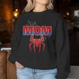 Spider Mom Family Birthday Boy Retro Mother's Day Women Sweatshirt Personalized Gifts