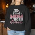 Super Proud Mom Of 2025 Graduate Awesome Family College Grad Women Sweatshirt Personalized Gifts